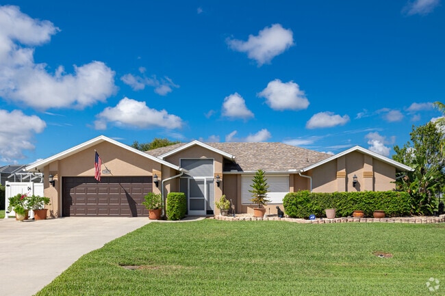 Lehigh Acres features nicely maintained homes on quiet residential streets.