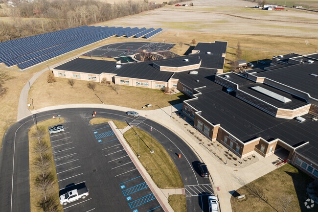 Wauseon Middle School Front Aerial - 2