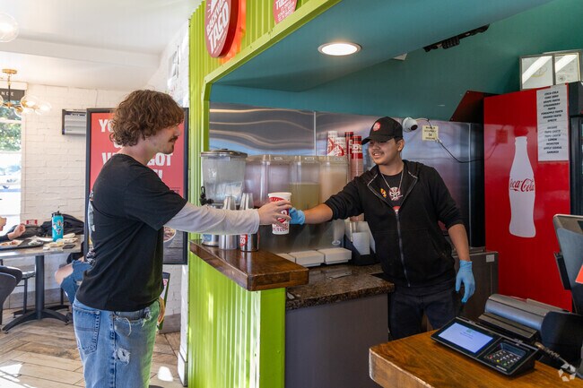 Backyard Taco in North Central Mesa sells street tacos, tasty horchata and lemonade.