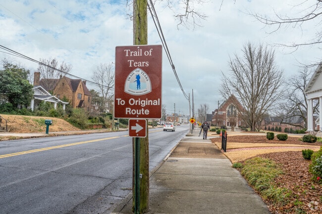 Cedartown was the site of a Cherokee removal camp along the Trail of Tears.
