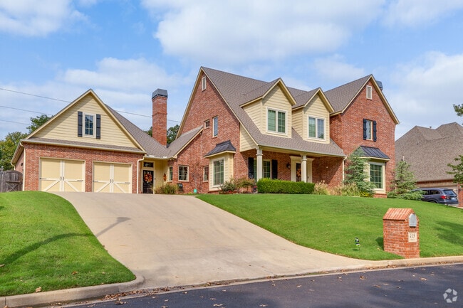 There are many traditional style homes available in the Jenks neighborhood.