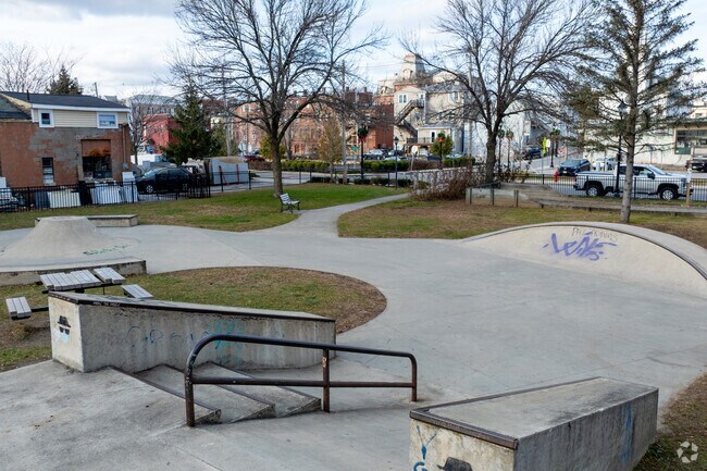 Celucci Park in Hudson has a skatepark for Downtown Hudson residents to enjoy.