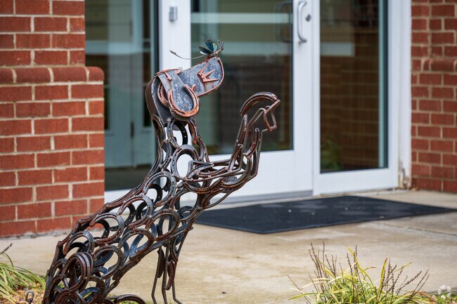 The entrance of Skipwith Academy.