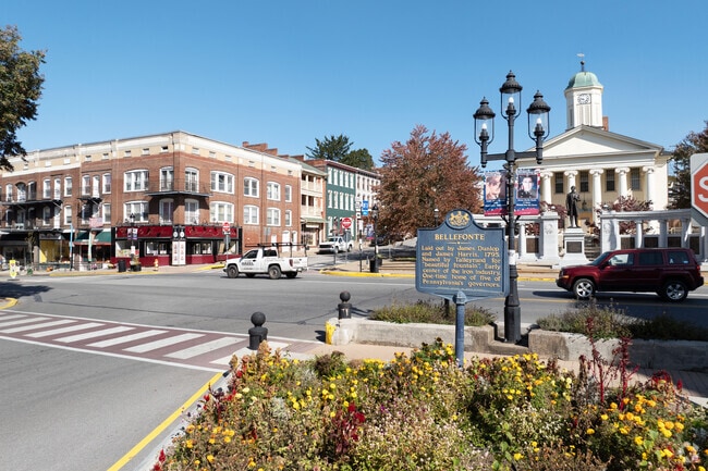 Founded in 1795, Bellefonte has a well-preserved downtown area.