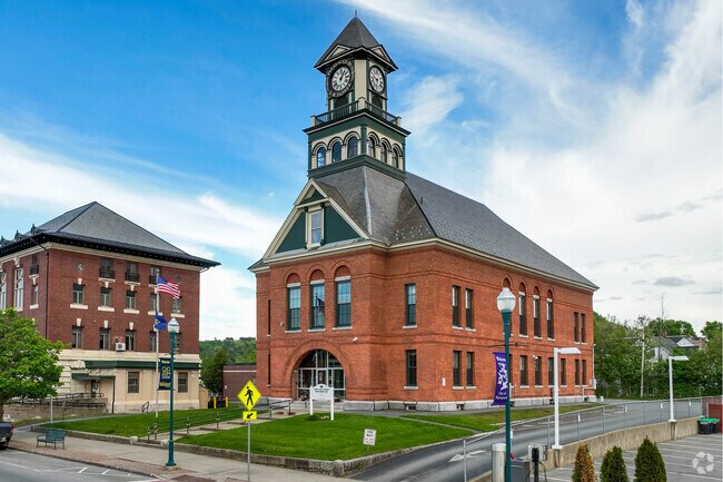 Orleans County Superior Court in Newport Town is housed in a historic brick building in downtown.