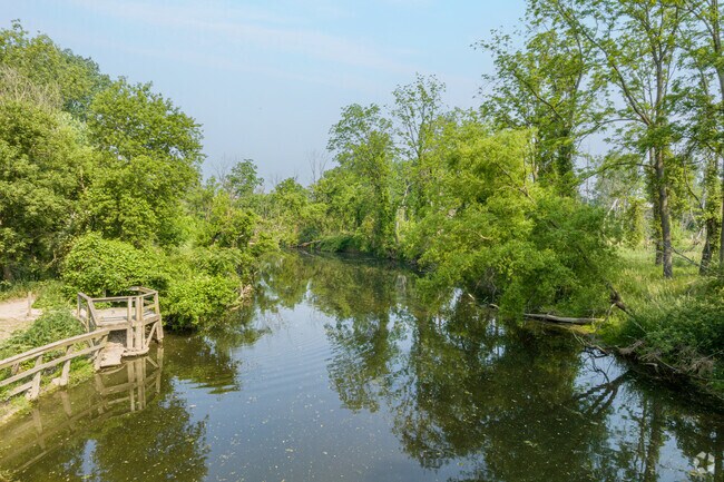 Kayak, fish, or just relax by the Macatawa River in the Holland Heights neighborhood.