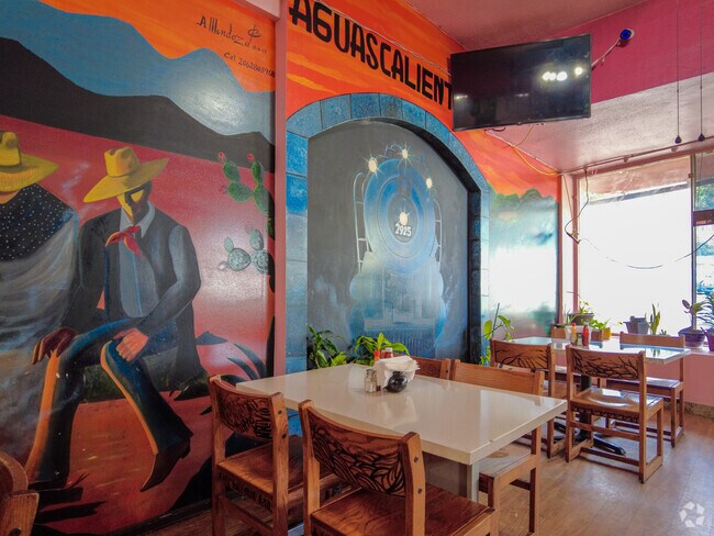 Seating area in La Rilera.