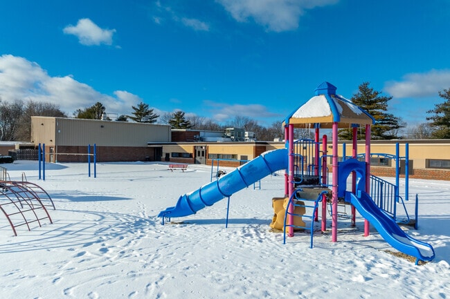 Children love the playground at Barhitte Elementary School.