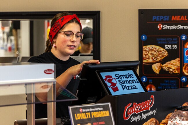 Simple Simon’s Pizza has a welcoming and friendly environment.