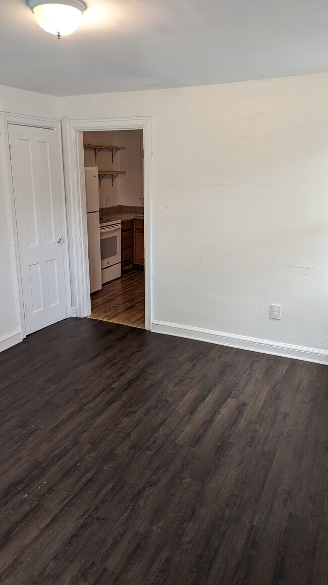 Living room heading into kitchen
