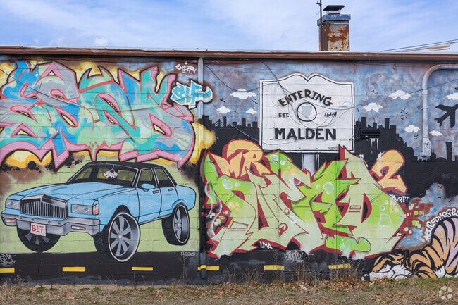 Colorful murals catch the eye as you enter the diverse neighborhood of North Faulkner.