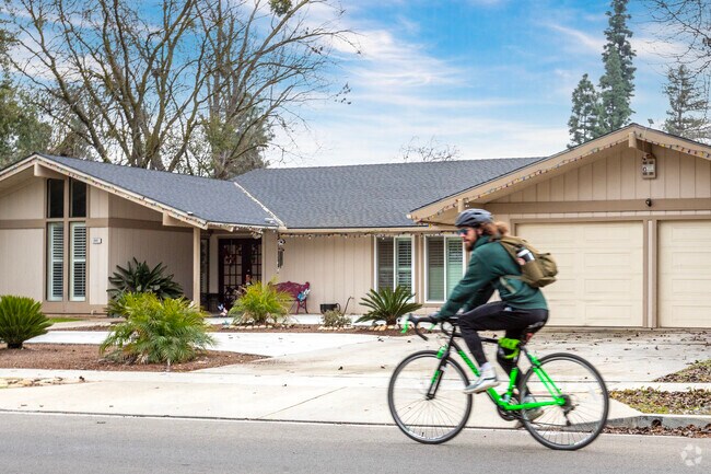 Go for a bike ride down the peaceful streets of the Herndon neighborhood.