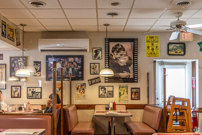 50's Diner in Dedham Village is a local hot spot with a variety of plane options.