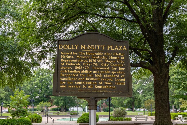 Dolly McNutt Court is named after the Honorable Alice McNutt, a Kentucky Representative.