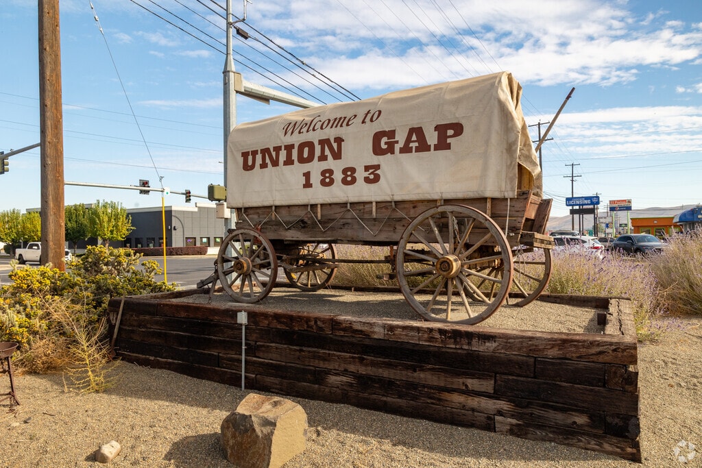 Union Gap’s signage warmly welcomes visitors.
