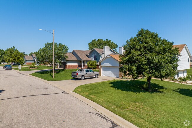 Many of the Northeast K-96 homes are separated by trees.