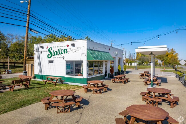 The Station used to be an old fuel station.