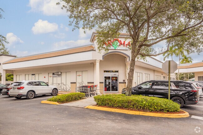 Aroma Market near Timberlake provides fresh produce and prepared foods.