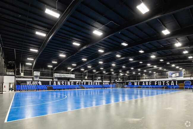Lansing City Arena indoor sports complex is home to a Waverly-based professional futsal team.