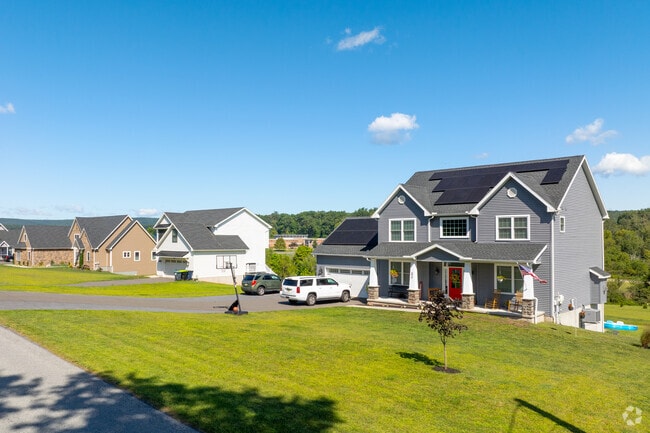 Larger and newer builds can be found on the outskirts of town.