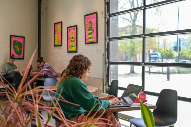 Enjoy a nice latte and get some work done at Passion House Coffee in Goose Island.