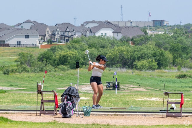 Golfers in Fronterra at Westpointe are just minutes from the Golf Club of Texas, a beautifully maintained course offering a fun and challenging round close to home.