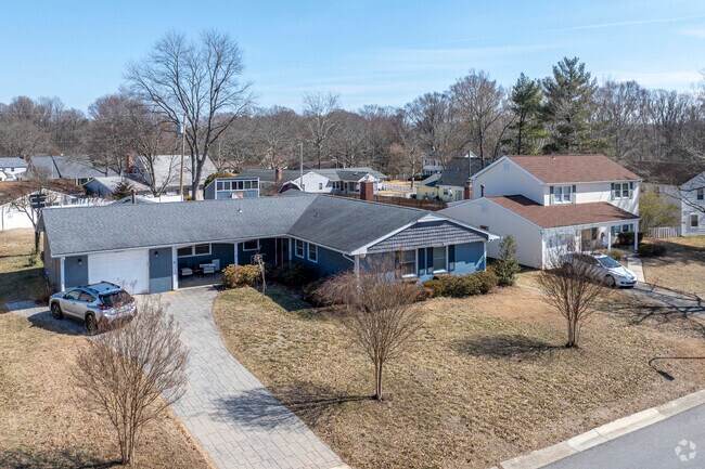 Ranches and split-levels line many an Overbrook street.