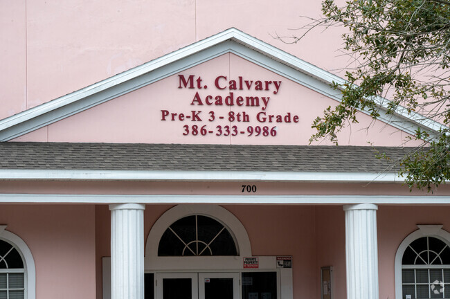 Mt Calvary Academy offers Daytona students a faith-based educational program.