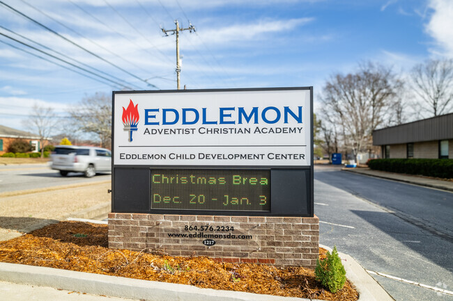 Sign for Eddlemon Adventist School