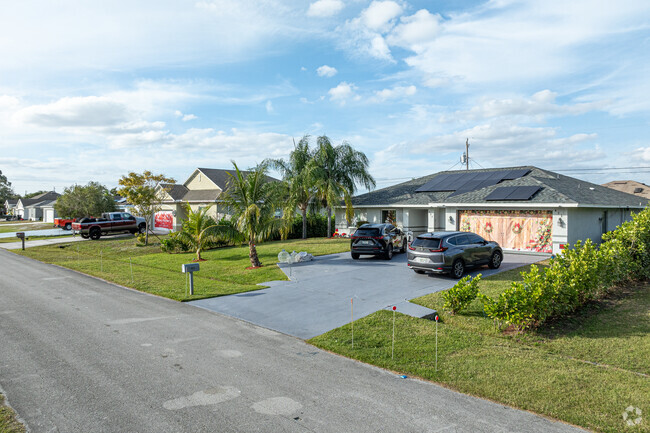 Ample parking spaces are common in the homes of Crane Landing.