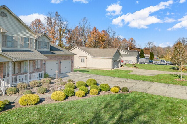 Residents like to add plants and trees to their lawns in Lordstown.