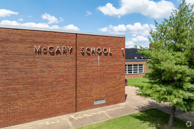 The student population of Mcgary Middle School is 351 and the school serves 6-8.
