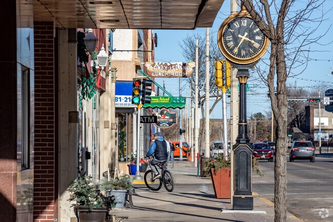 Downtown Grand Island has a vibrant scene with many breweries and eateries.