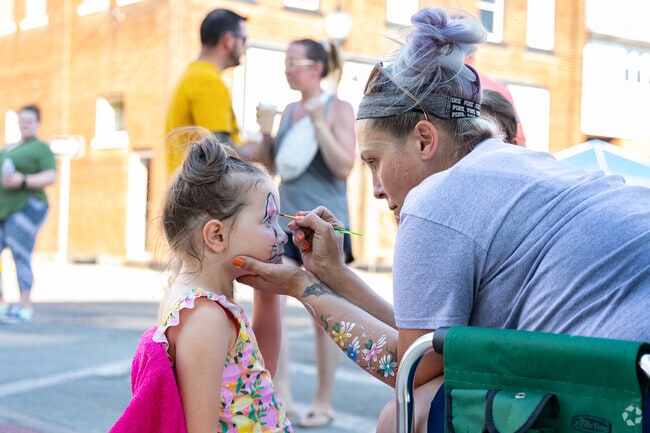 Kids will want to get their face painted at  Tarentum Night Market.