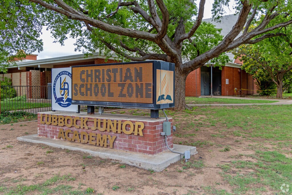 Lubbock Junior Academy is a Christian school operating grades K through ninth.