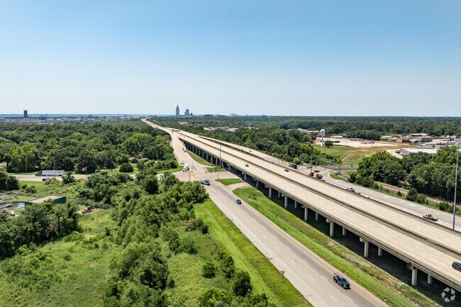 Downtown Mobile is a short commute from Fire Tower near Semmes, AL.