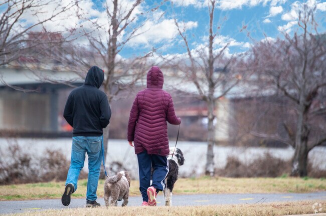 Greenway residents can take a stroll along the Anacostia River.