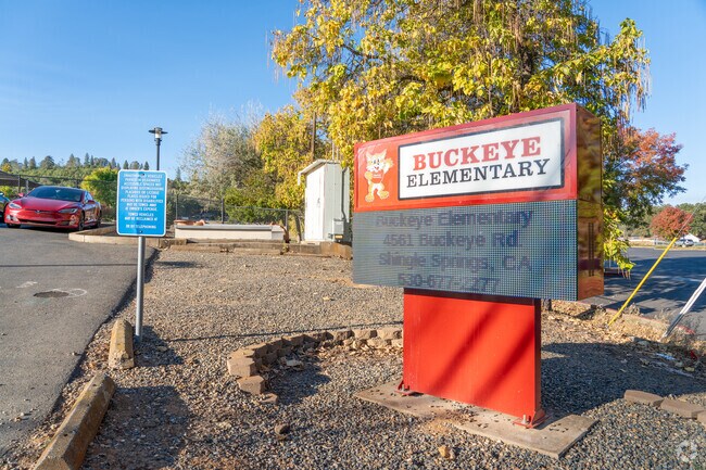 Buckeye Elementary School is located in Shingle Springs.