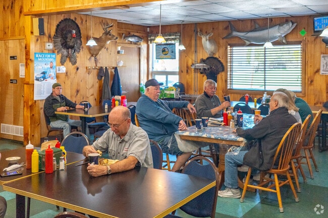 Sinclairville Hunters Cafe in Gerry is one of the few restaurants in the area.