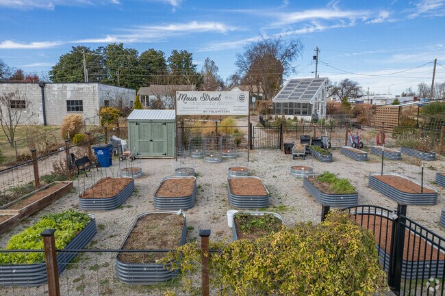 Citizens of Harrah can take part in the community garden.