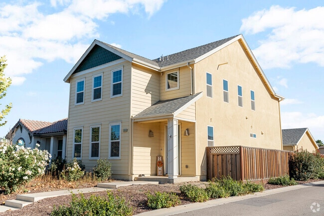 This traditional home has stucco siding in King City.