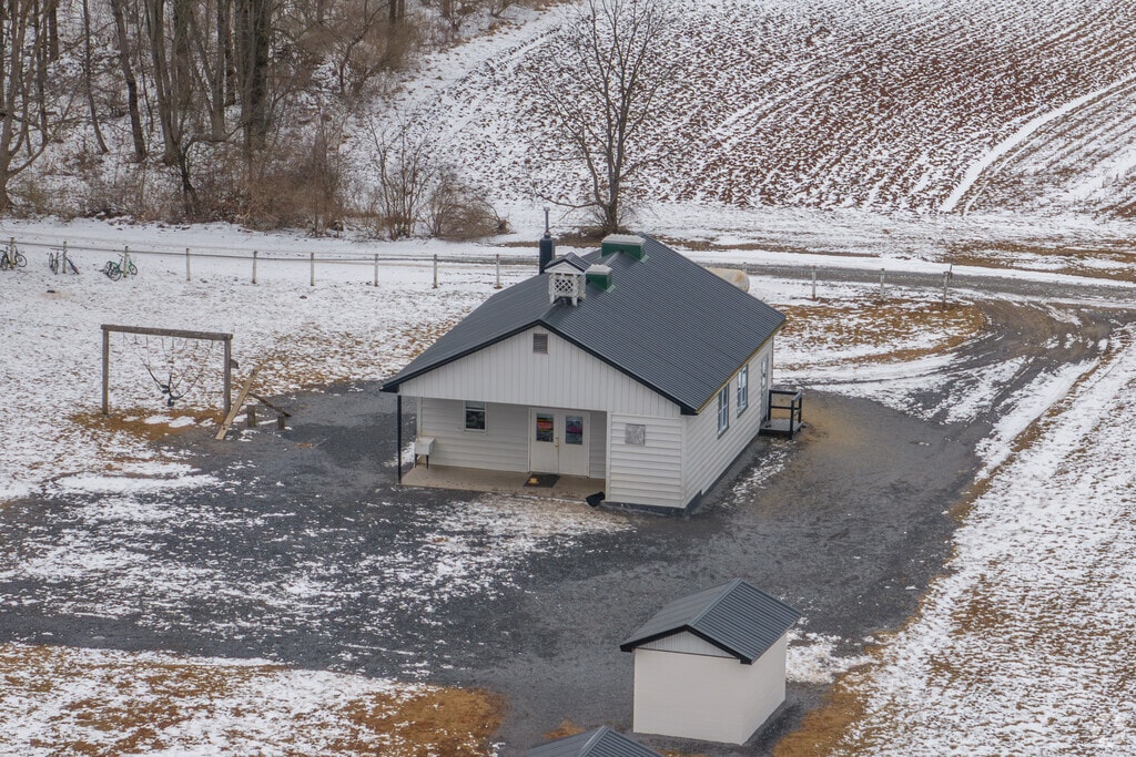 Woodside School is a small one room amish school.