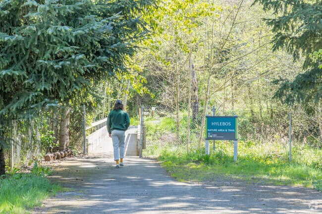 Take a scenic walk along the trails of the Hylebos Natural Area just north of East Fife.