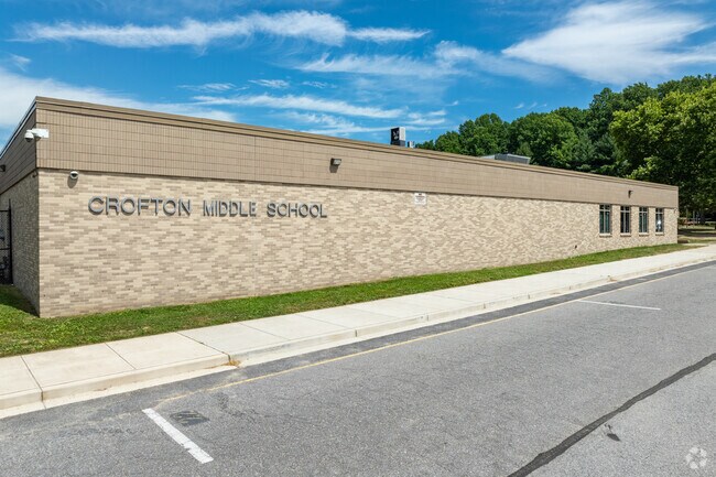 Crofton Middle School in Crofton is grades 6th-8th in Davidsonville.