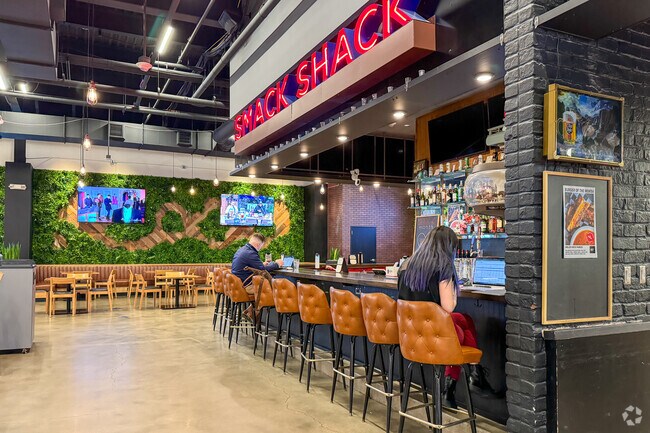 Stop for a drink or quick bite to eat at Smack Shack at Rosedale Shopping Center.
