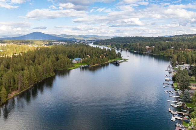 Central Post Falls residents can enjoy all that comes with living next to the Spokane River.