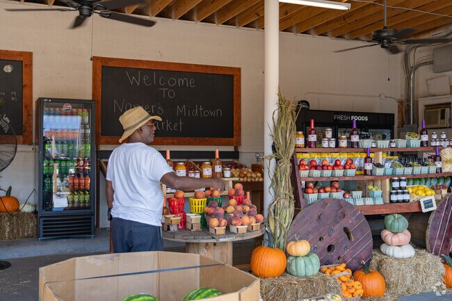 Briarwood residents love to find what new produce is being sold at the Napier market.