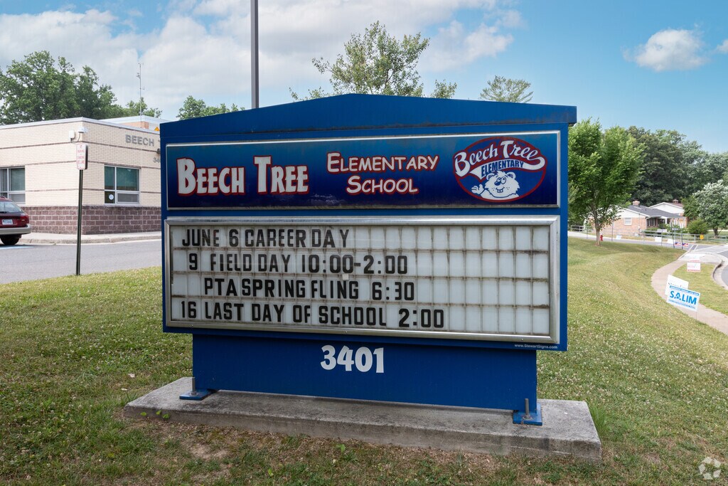 Beech Tree Elementary School welcomes students in Annandale.