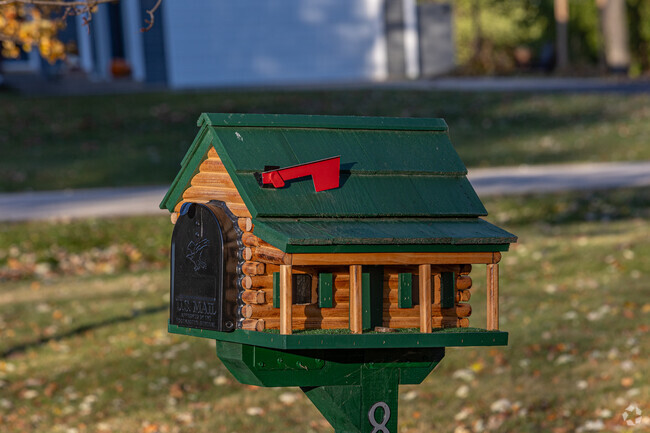 Even the mailboxes are unique and charming in Bayside.