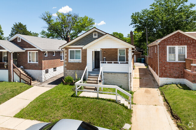 An array of architectural styles can be found in Pagedale.
